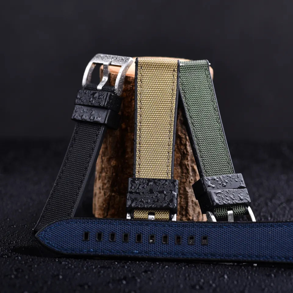 Combi Sailcloth FKM+ Watch Straps