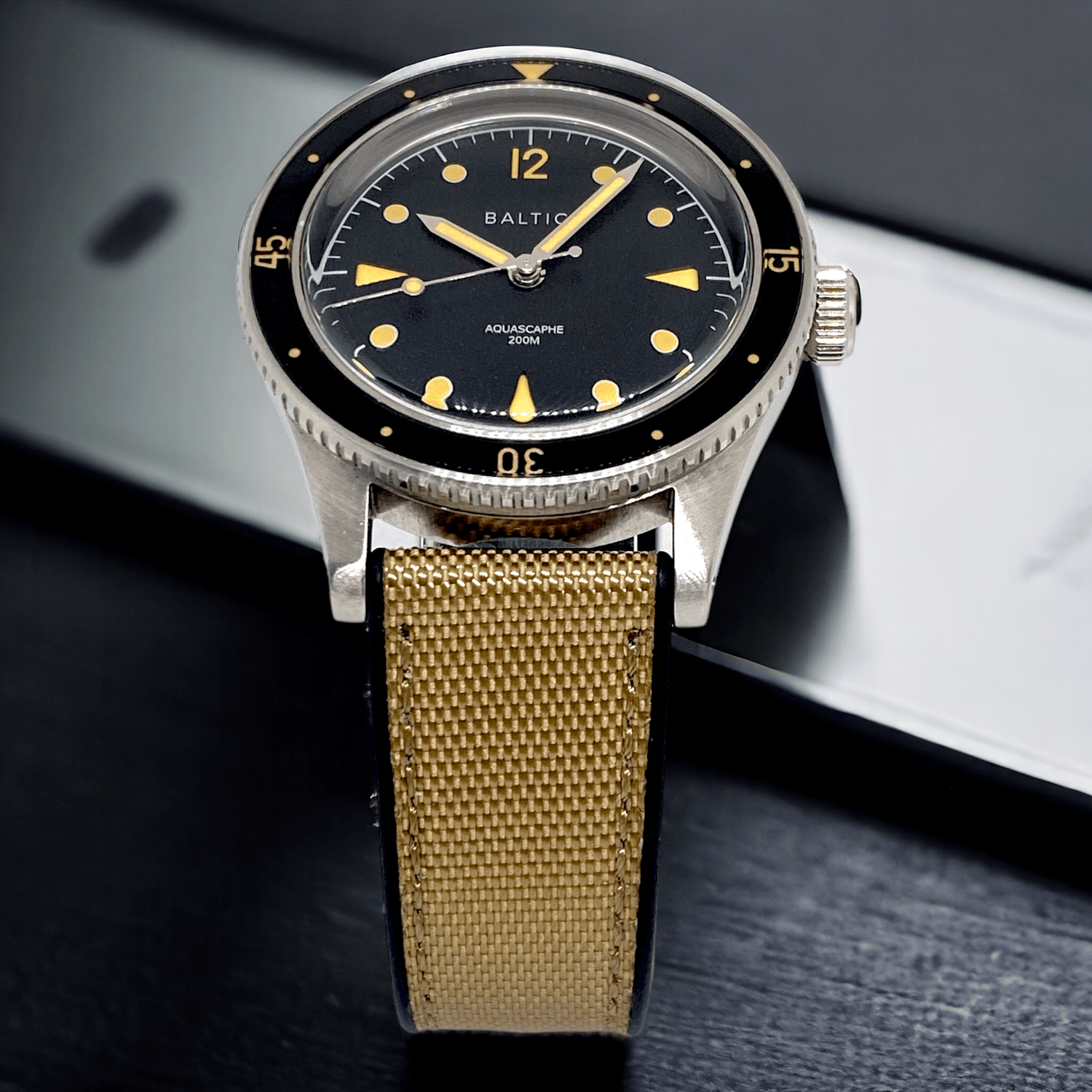 Khaki FKM Watch Strap