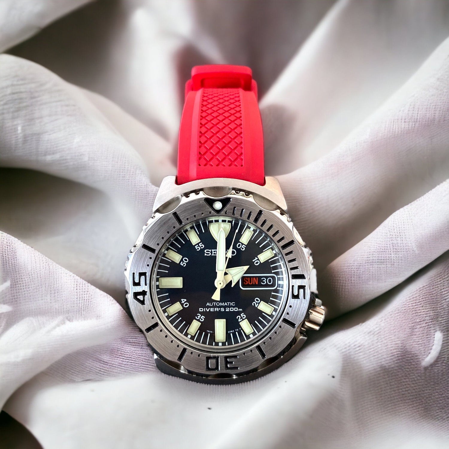 Red Outback FKM Watch Straps