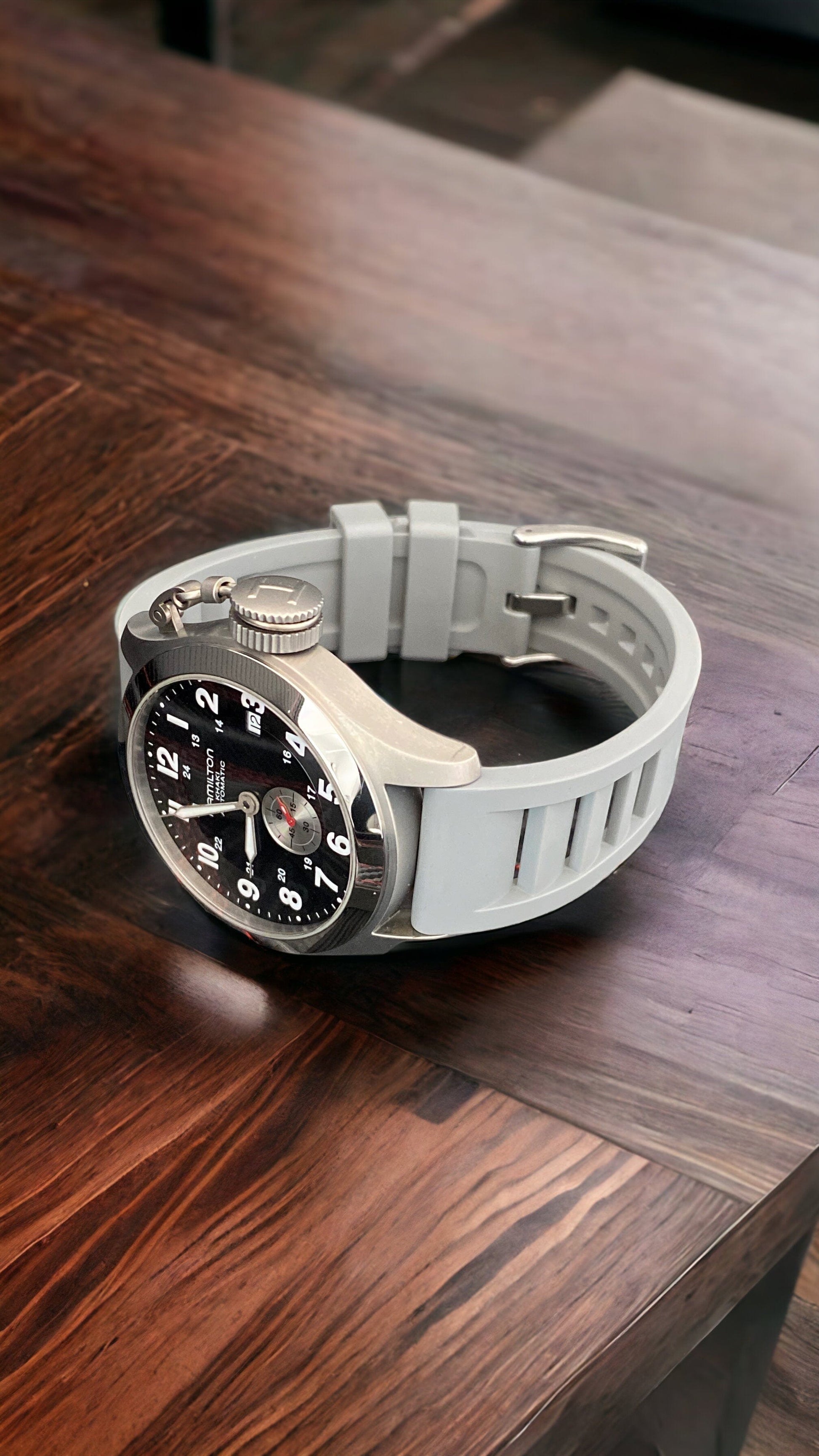 Strap Monster BYRON FKM+ Watch Strap - Grey