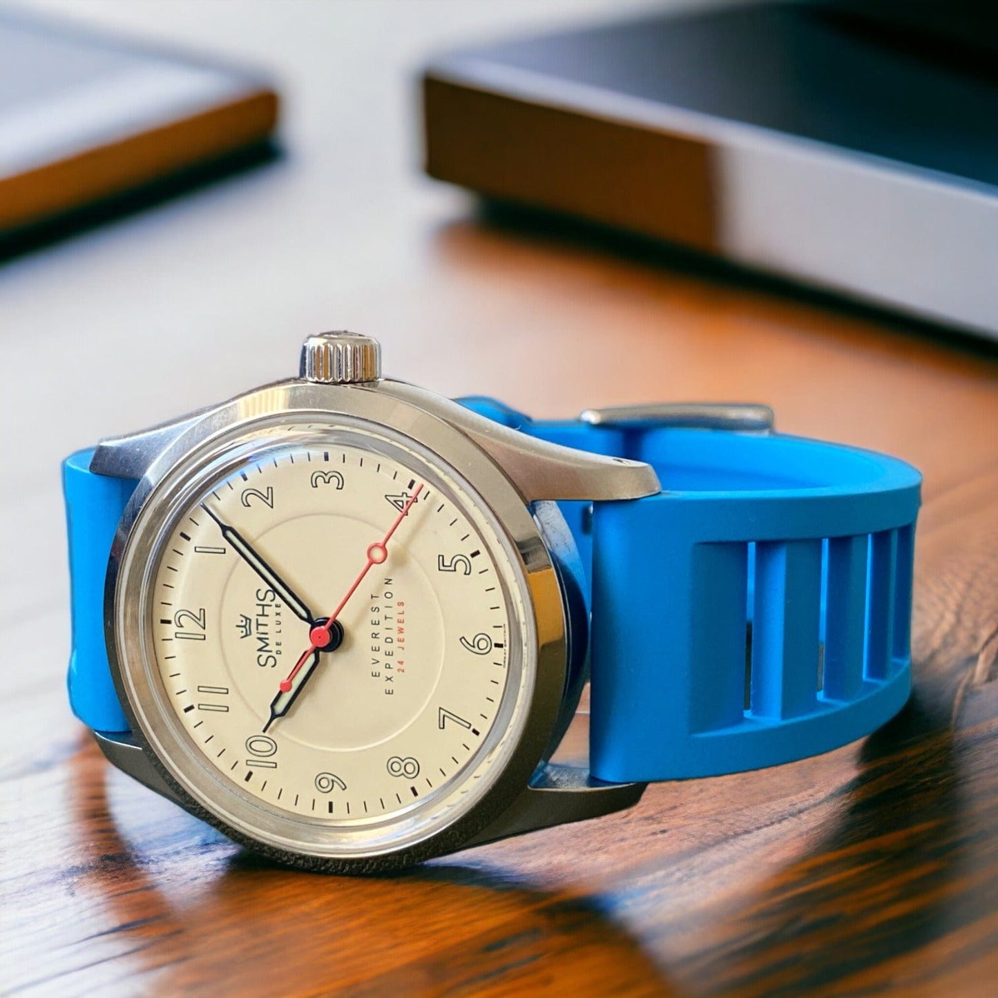 Strap Monster BYRON FKM+ Watch Strap - Light Blue