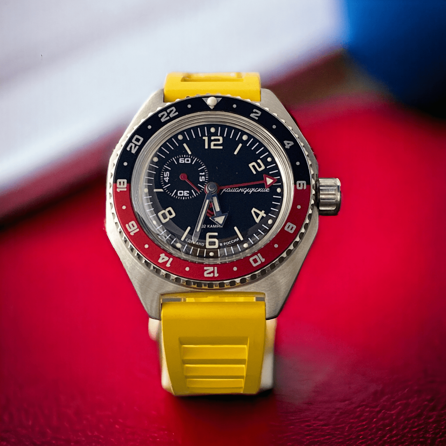 Strap Monster BYRON FKM+ Watch Strap - Yellow