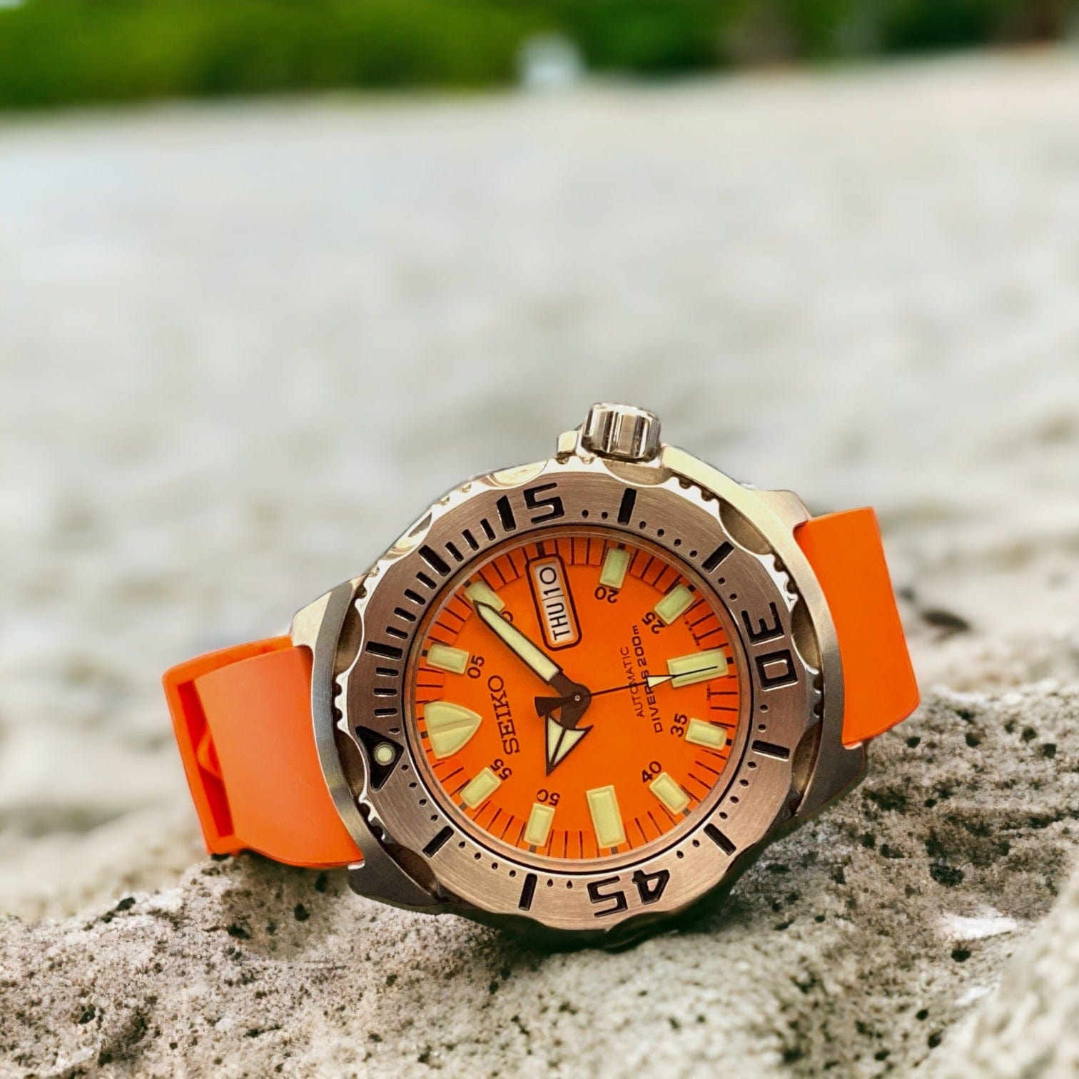 Strap Monster CAFÉ FKM+ Watch Strap - Orange