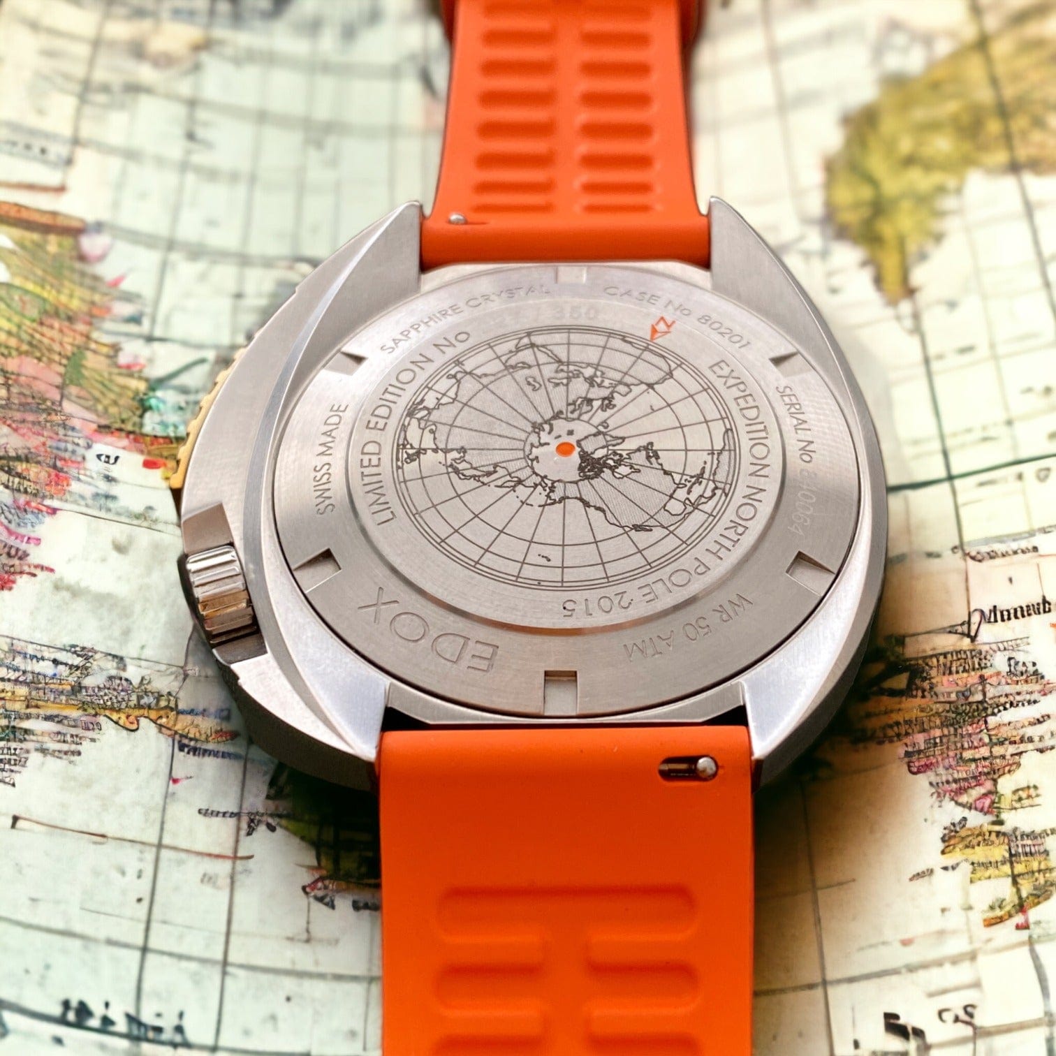 Strap Monster CAFÉ FKM+ Watch Strap - Orange