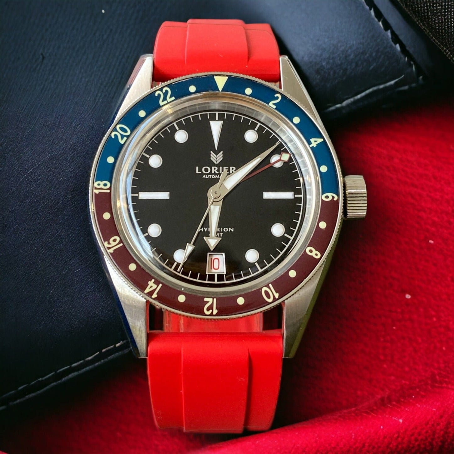 Strap Monster HAMILTON FKM+ Watch Strap - Red