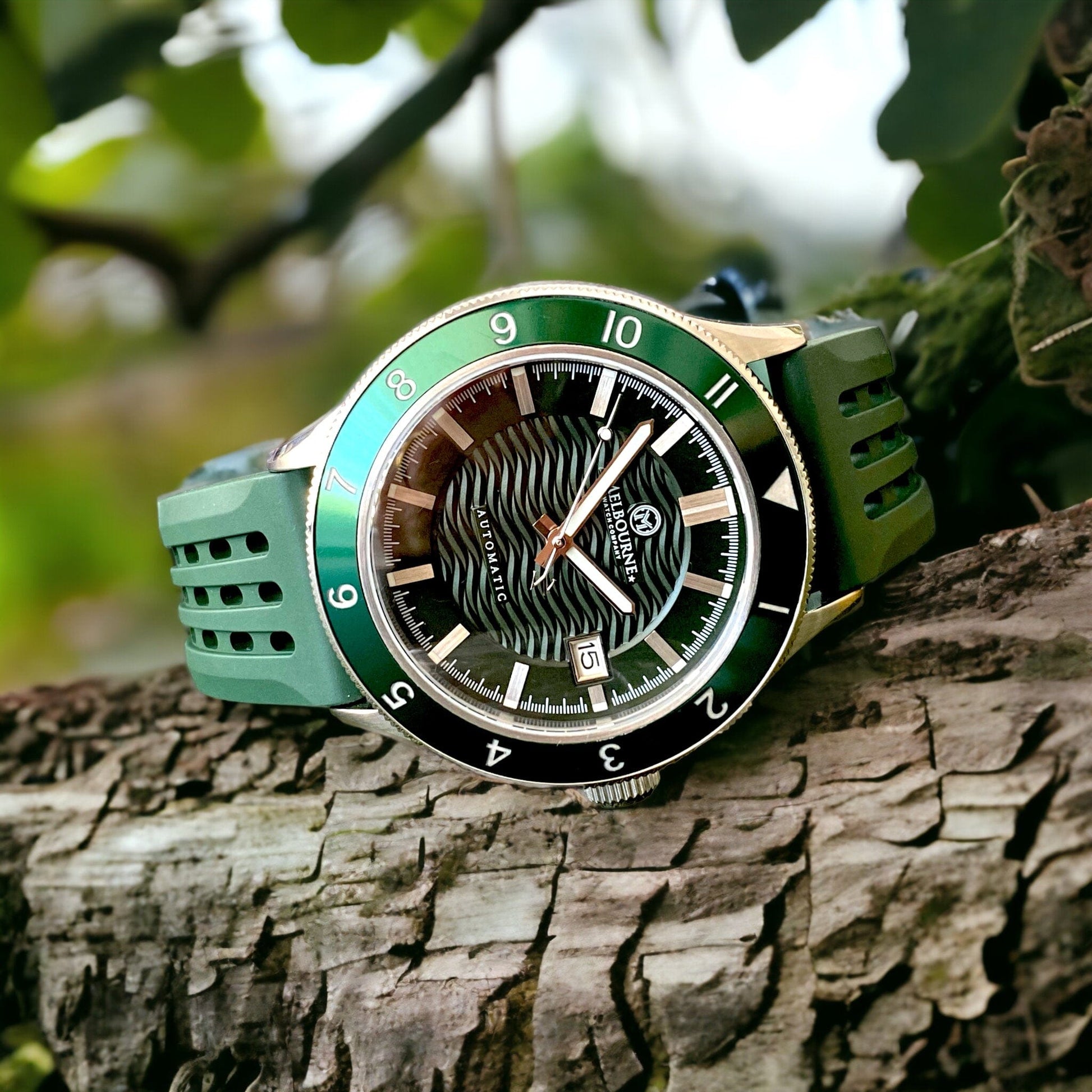 Strap Monster KOSCIUSZKO FKM+ Watch Strap - Green