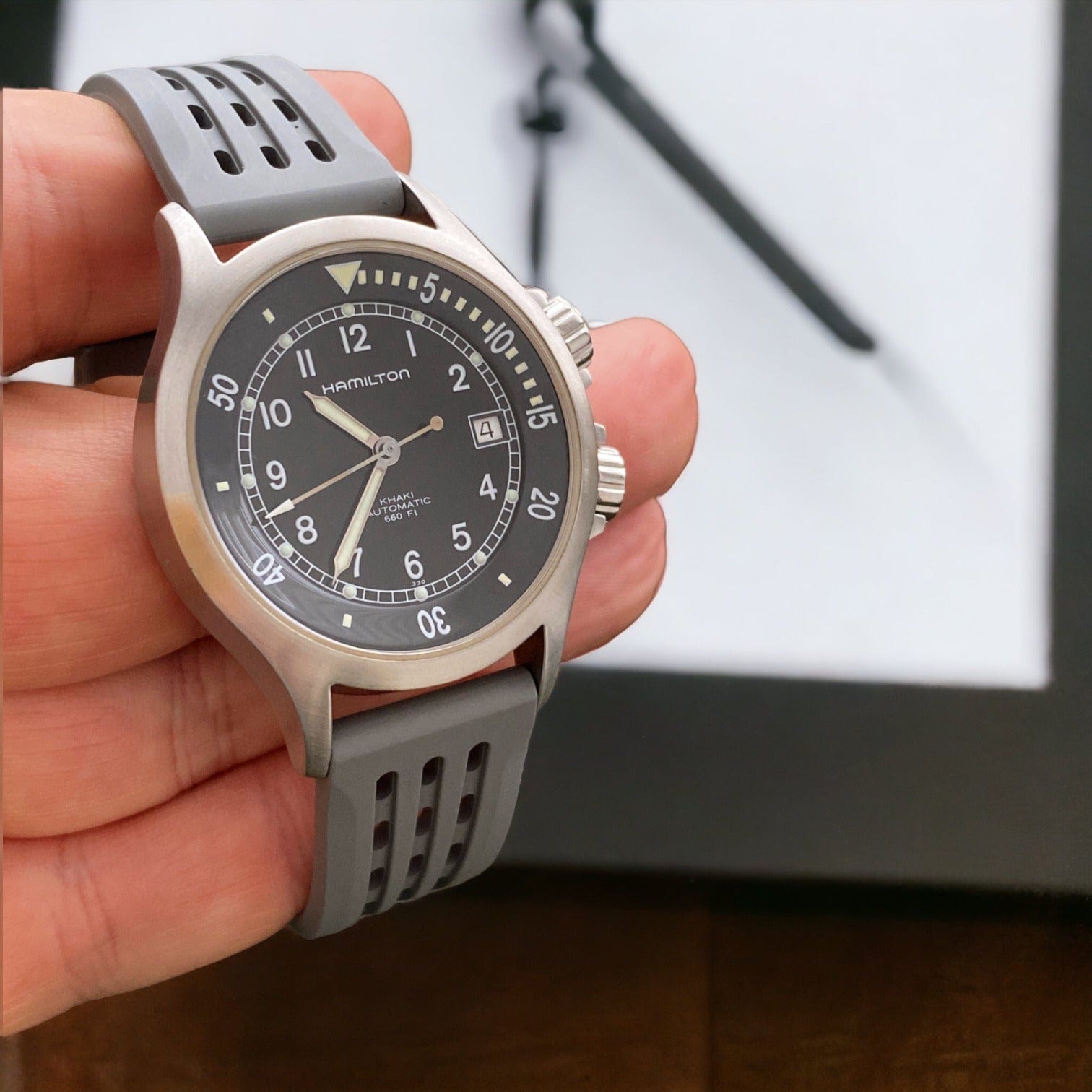 Strap Monster KOSCIUSZKO FKM+ Watch Strap - Grey