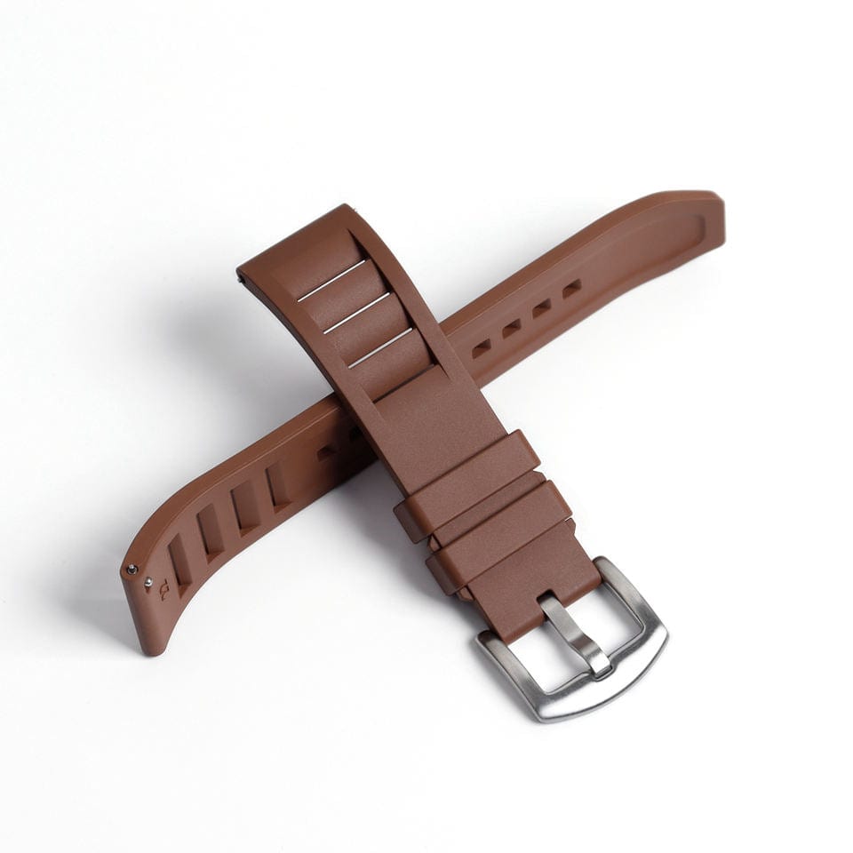 Strap Monster MANTA FKM+ Watch Strap - Brown