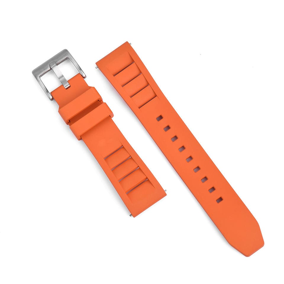 Strap Monster MANTA FKM+ Watch Strap - Orange