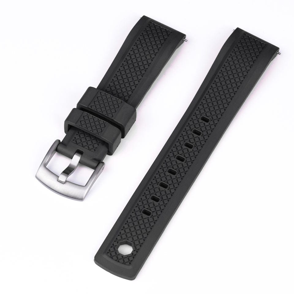 Strap Monster OUTBACK FKM+ Watch Strap - Black