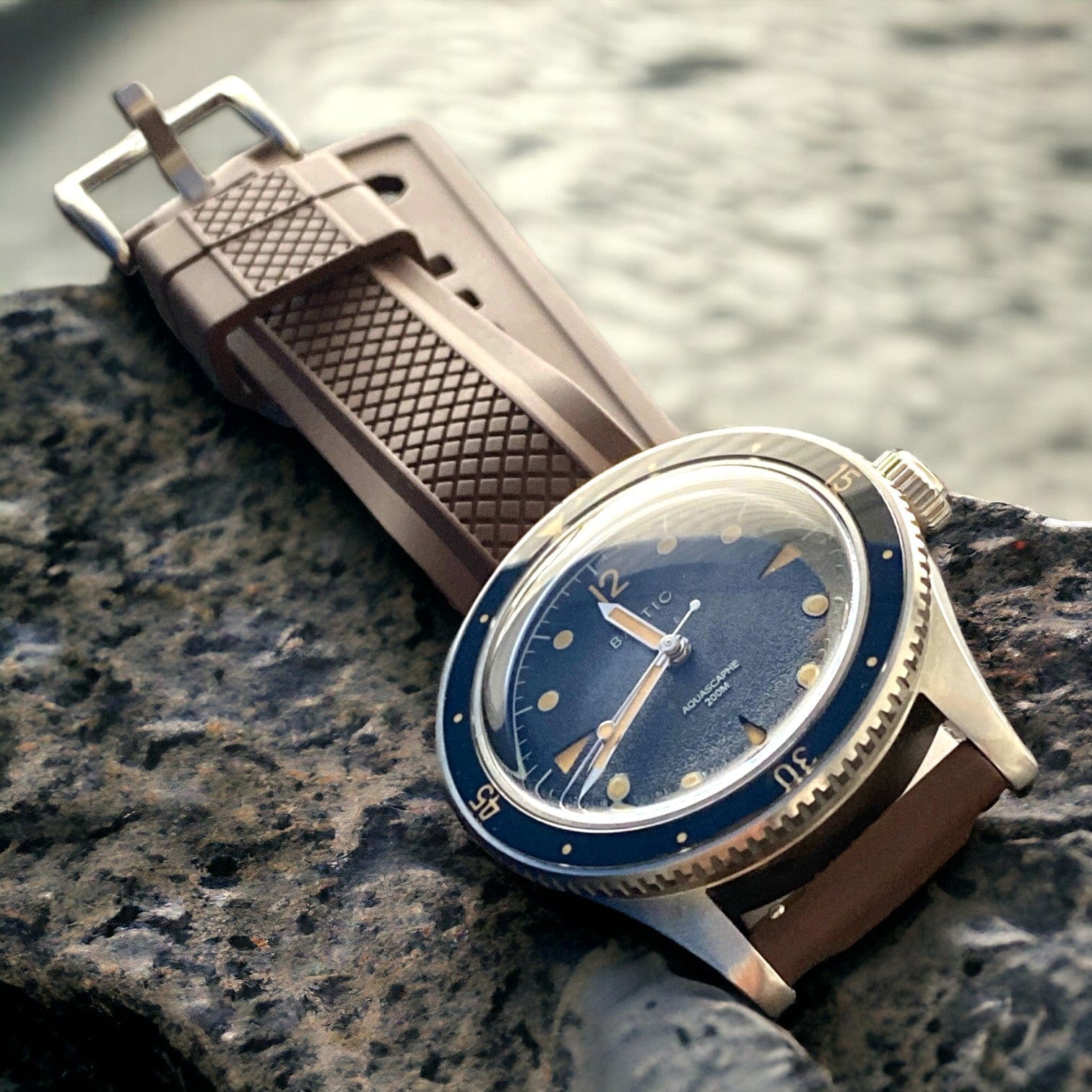 Strap Monster OUTBACK FKM+ Watch Strap - Brown