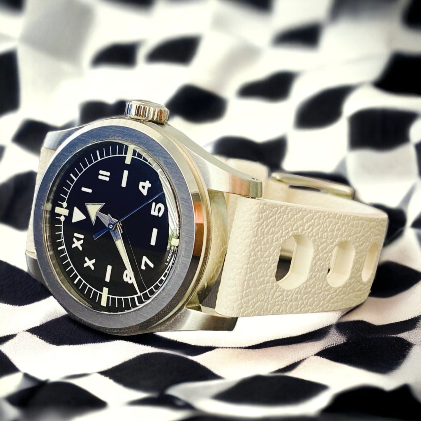 Strap Monster PANORAMA FKM+ Watch Strap - White