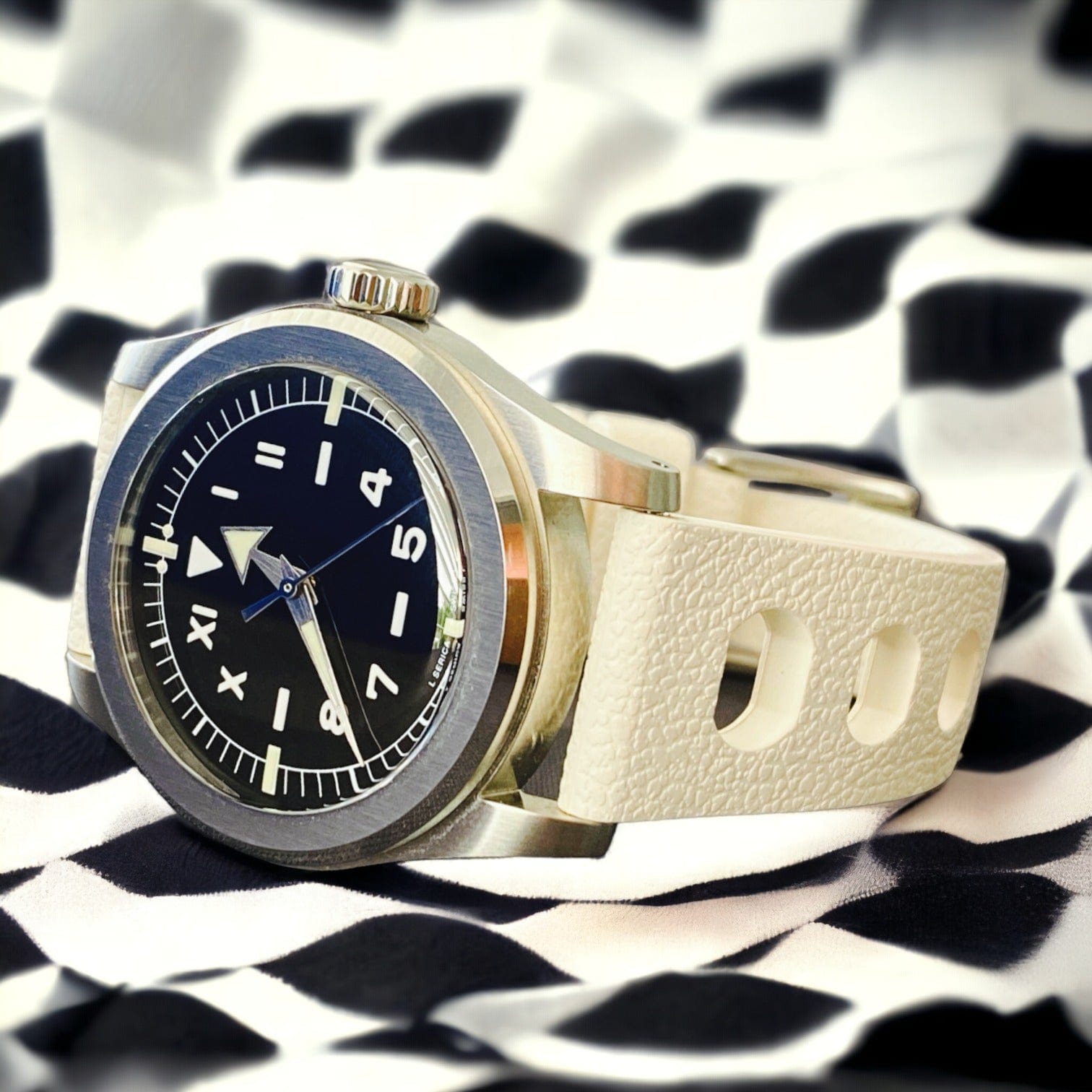 Strap Monster PANORAMA FKM+ Watch Strap - White