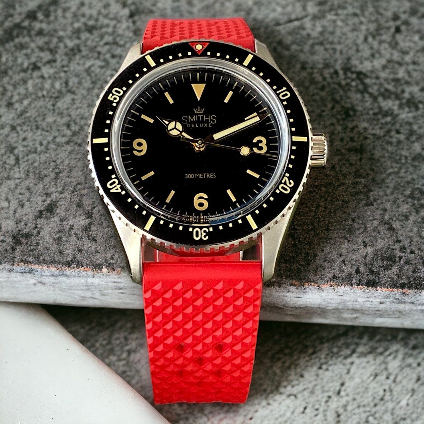 Strap Monster STROMLO FKM+ Watch Strap - Red