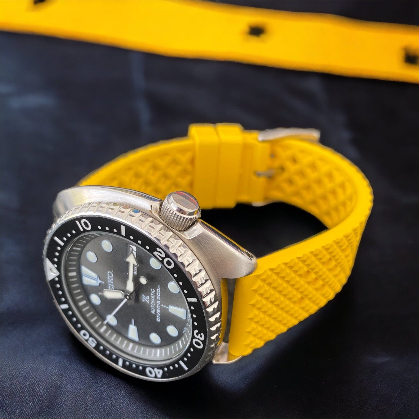 Strap Monster STROMLO FKM+ Watch Strap - Yellow