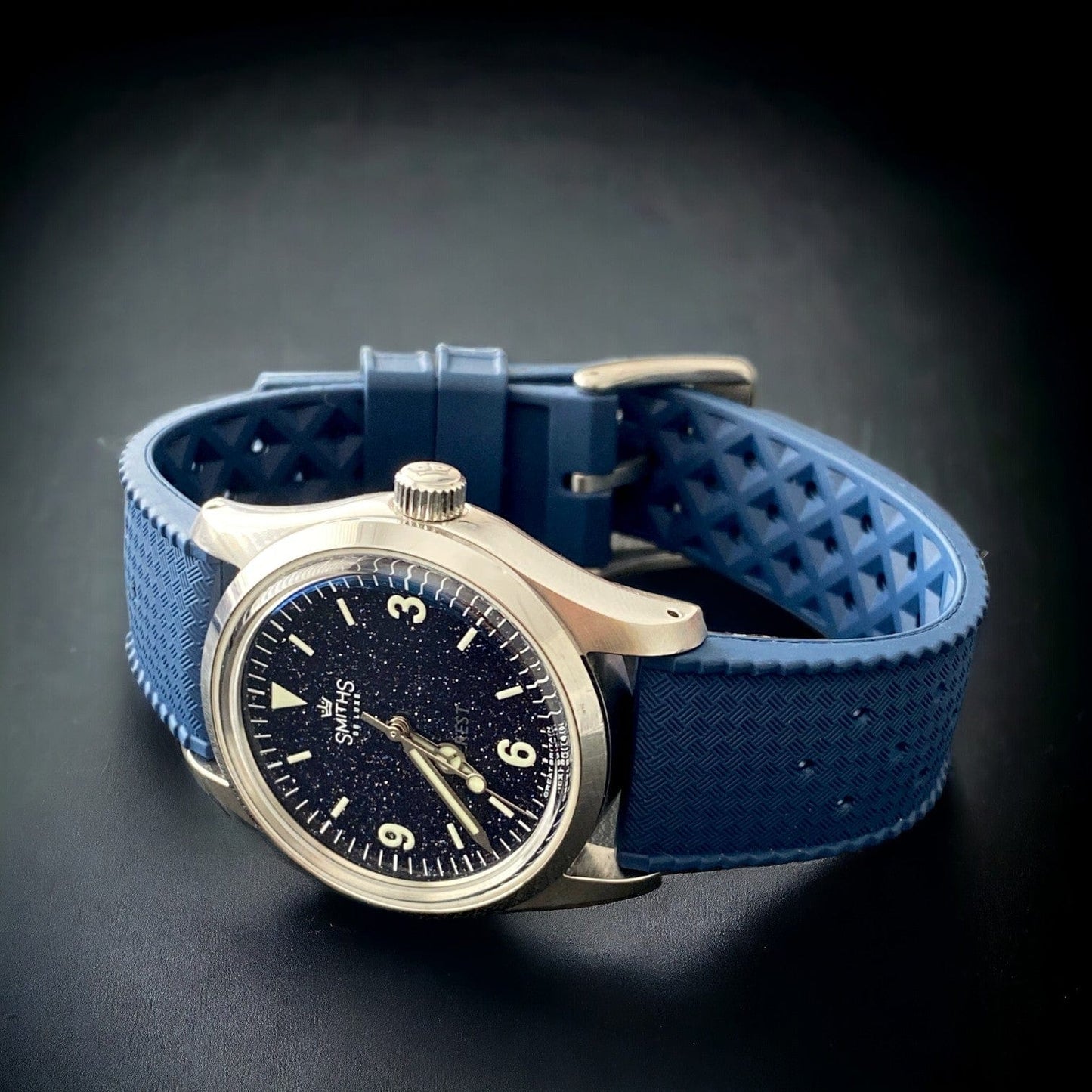 Strap Monster TROPICAL FKM+ Watch Strap - Blue