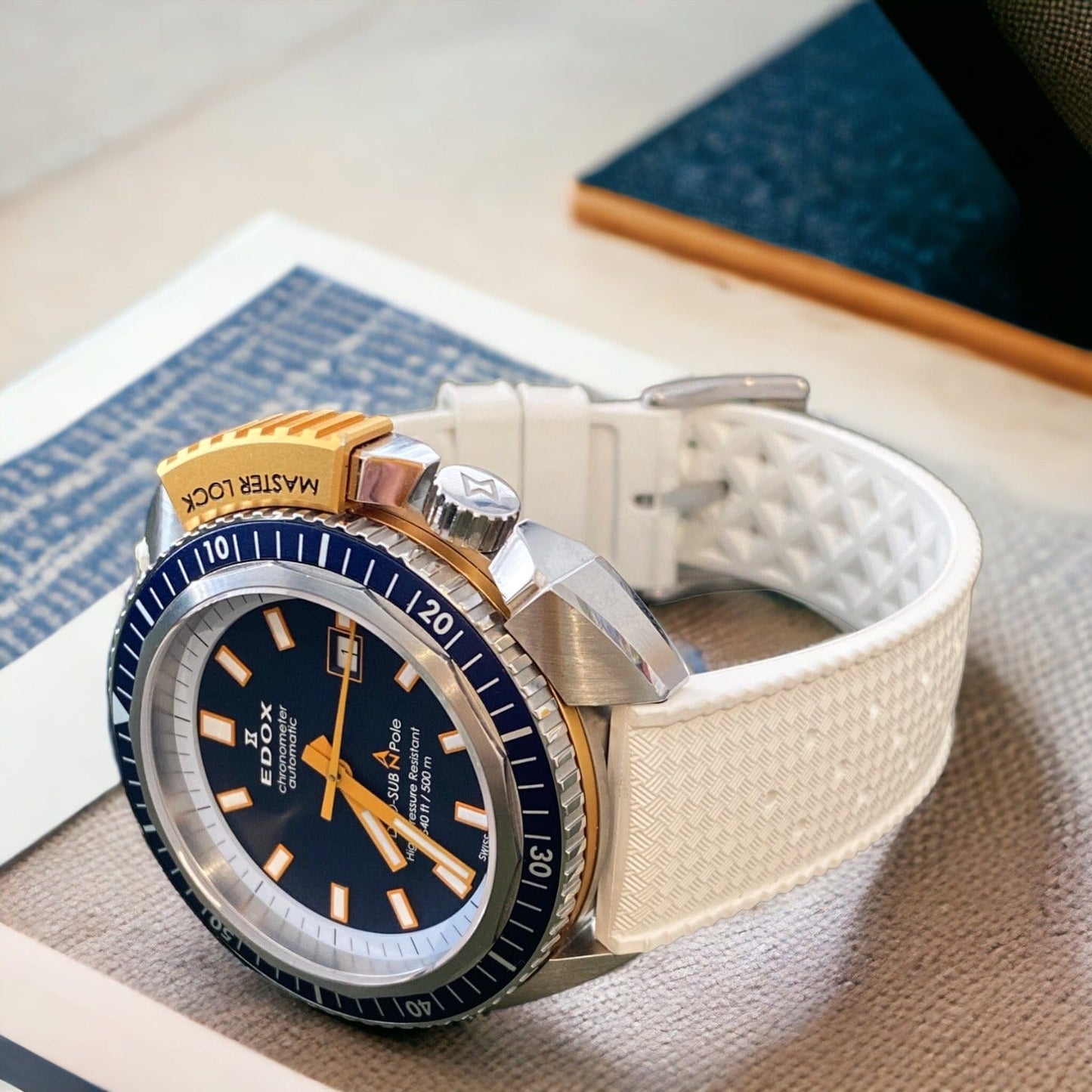 Strap Monster TROPICAL FKM+ Watch Strap - White