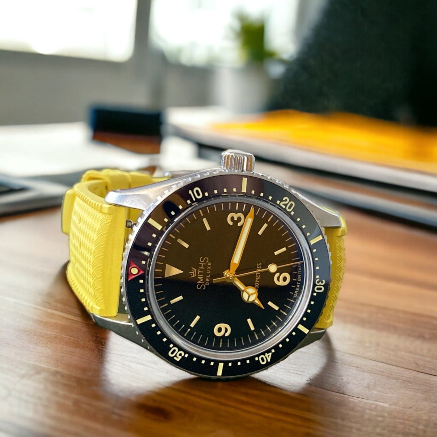 Strap Monster TROPICAL FKM+ Watch Strap - Yellow
