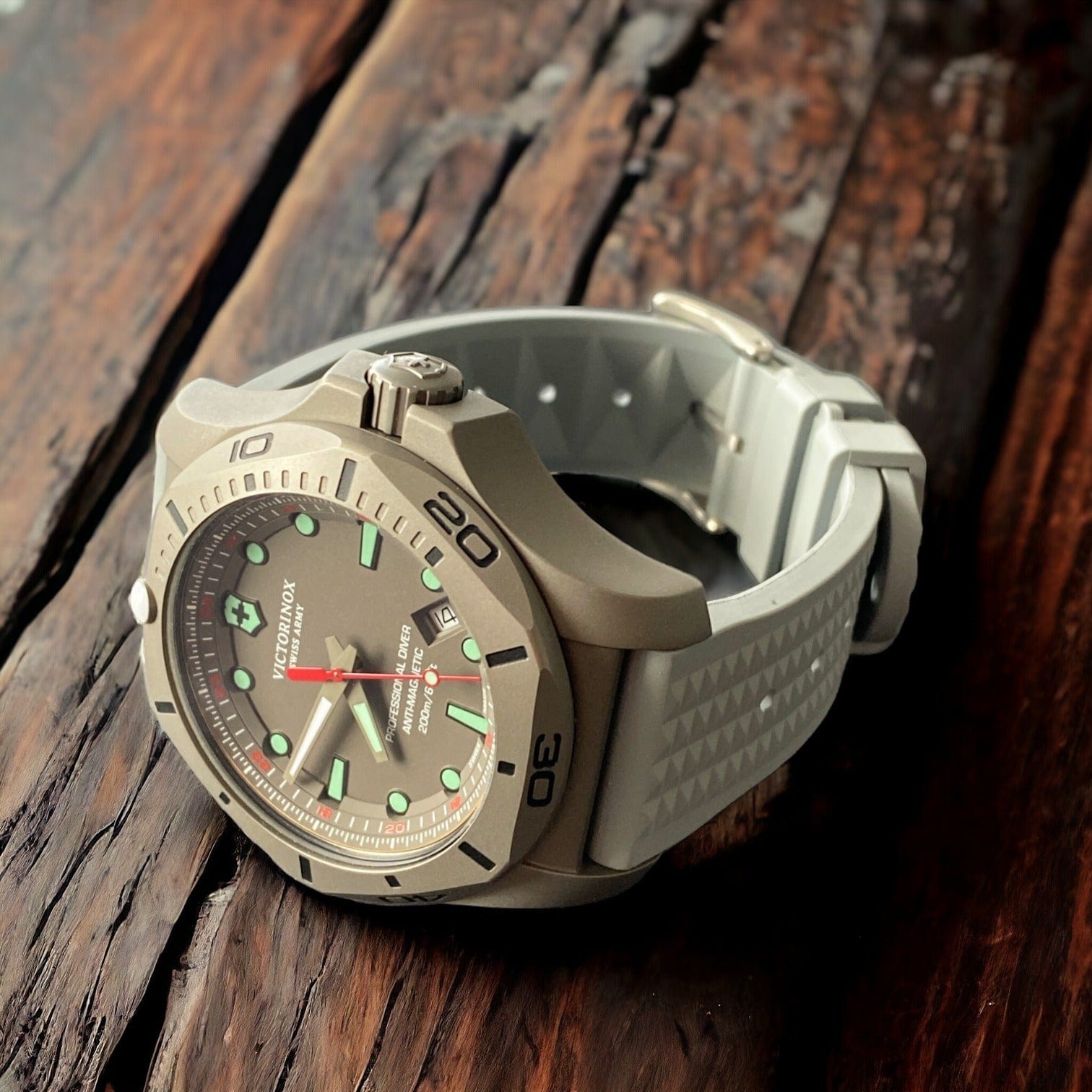 Strap Monster WAFFLED FKM+ Watch Strap - Grey