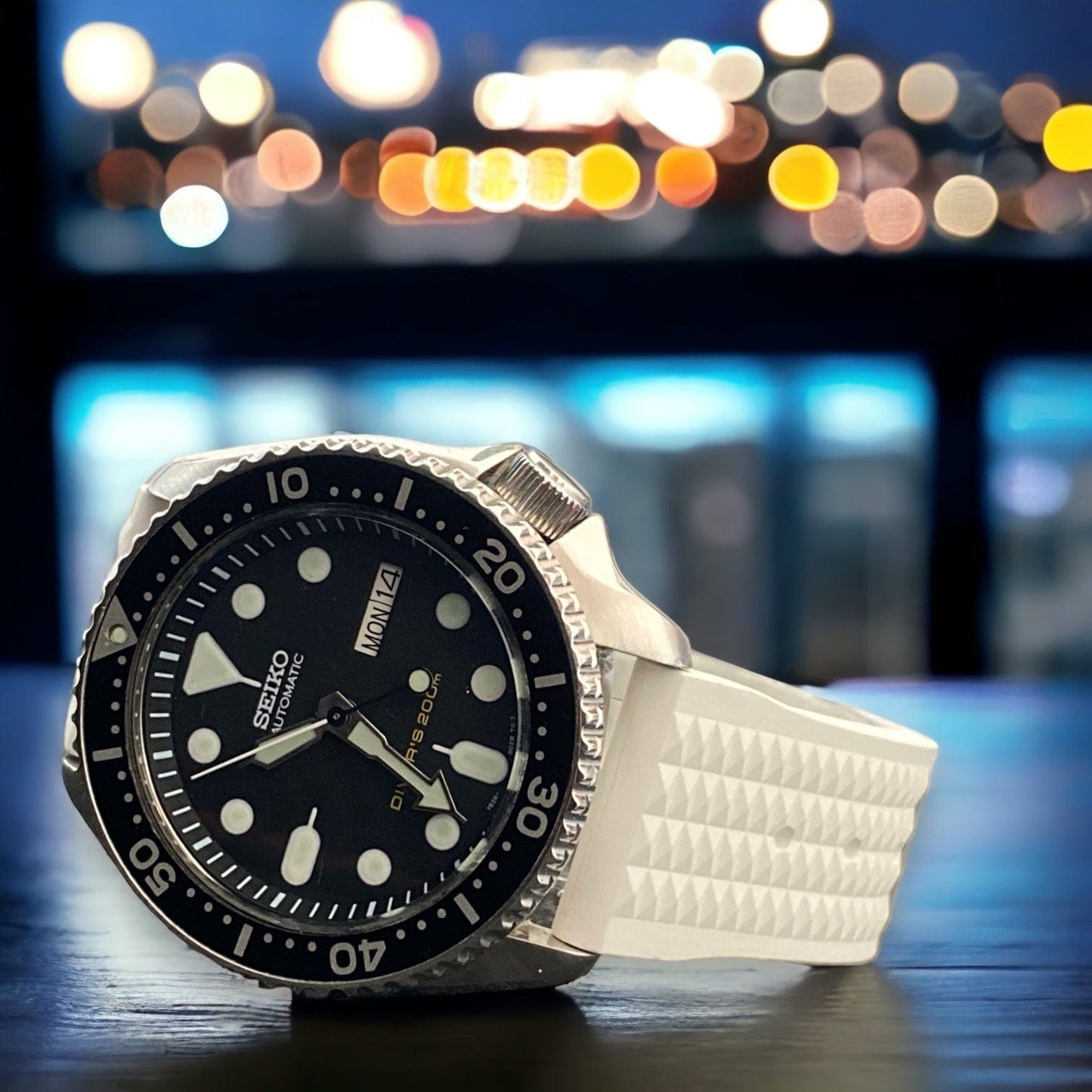 Strap Monster WAFFLED FKM+ Watch Strap - Whiteᴺᴱᵂ