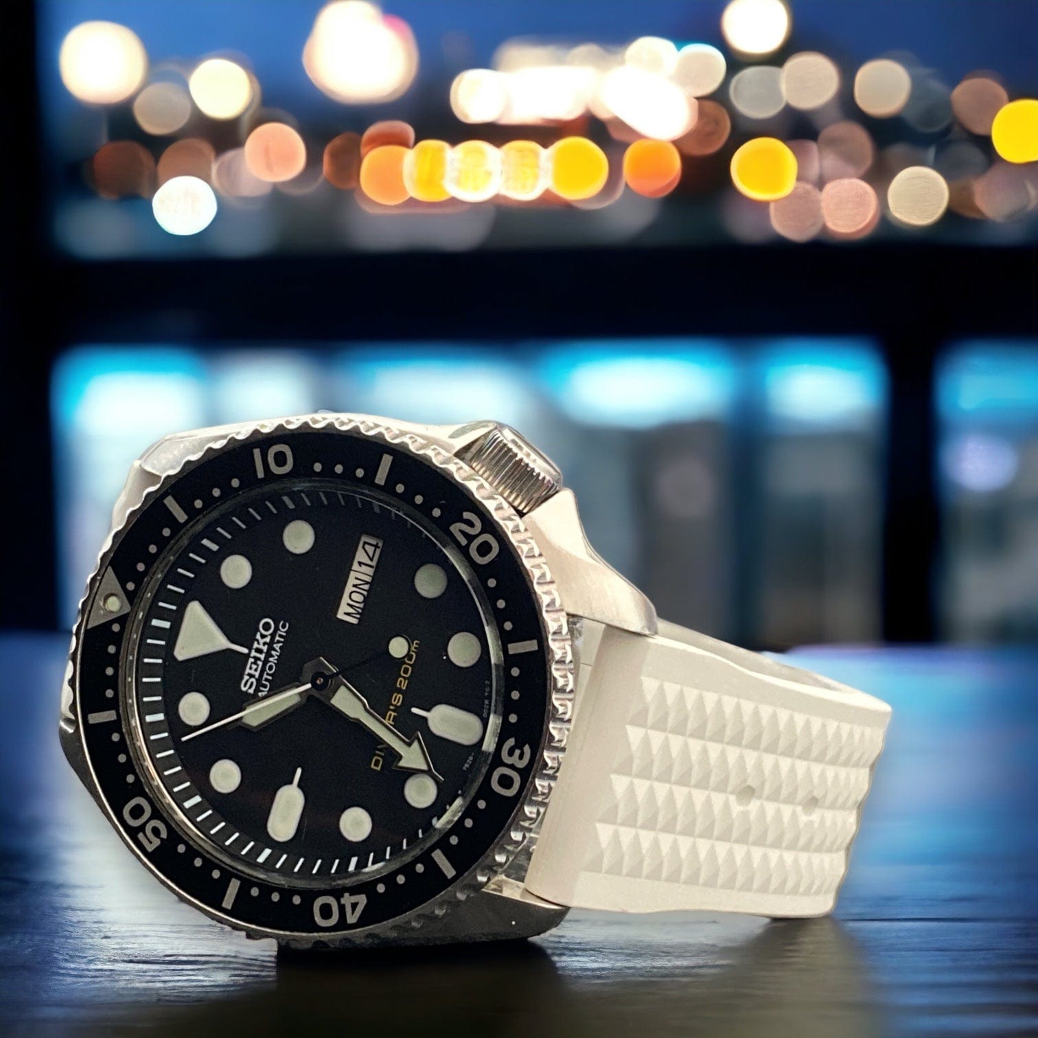 Strap Monster WAFFLED FKM+ Watch Strap - Whiteᴺᴱᵂ