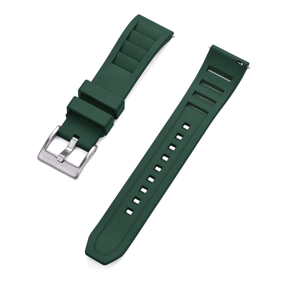 Green discount rubber watch