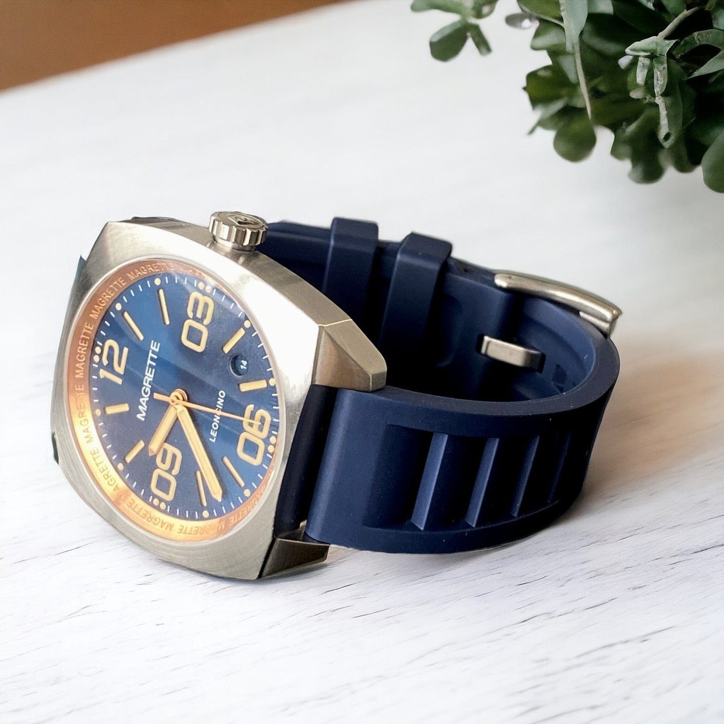 Strap Monster BYRON FKM+ Watch Strap - Blue