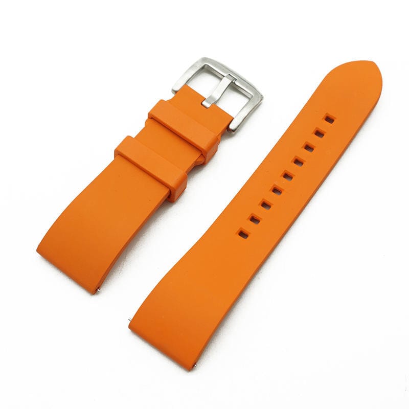 Orange FKM Rubber Replacement Watch Straps Bold Confident Strap Monster Co. Australia