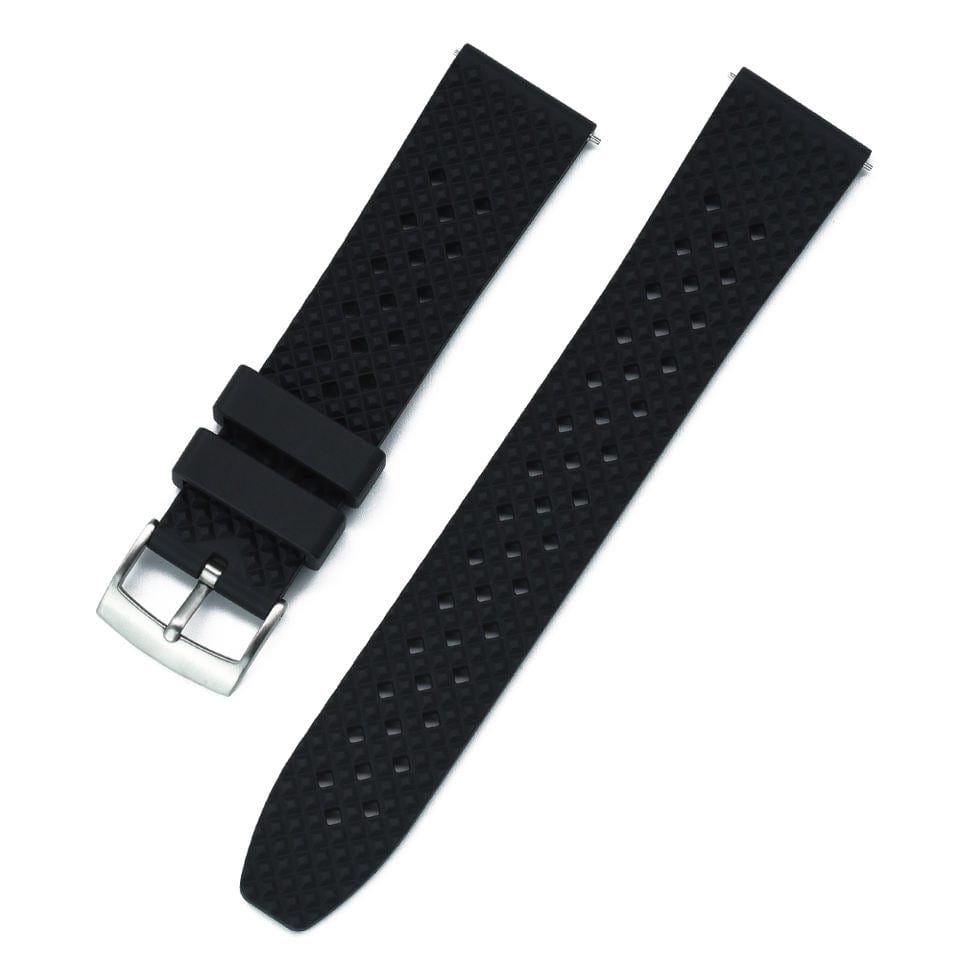 Strap Monster CAPRICORN FKM+ Watch Strap - Black