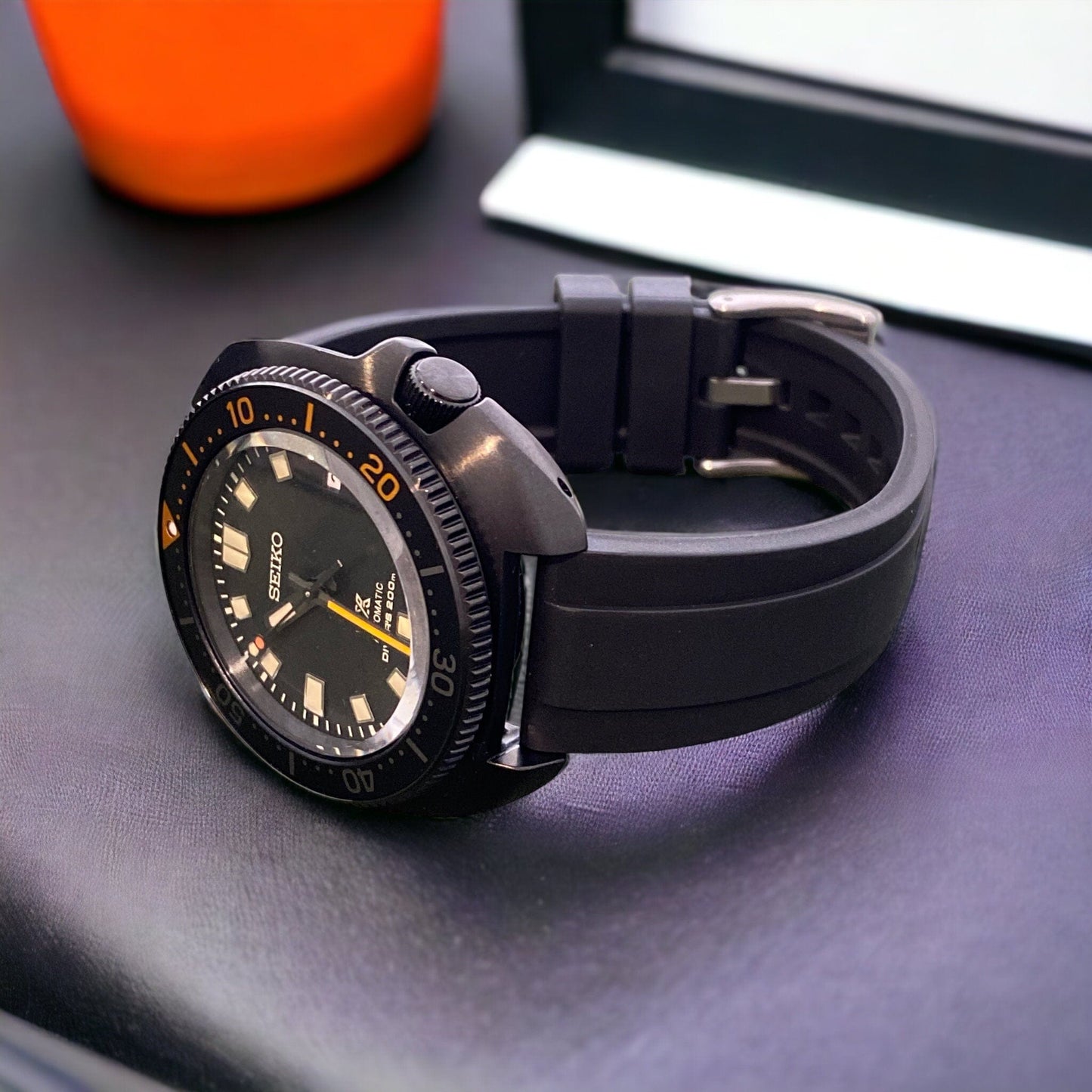 Strap Monster HAMILTON FKM+ Watch Strap - Black