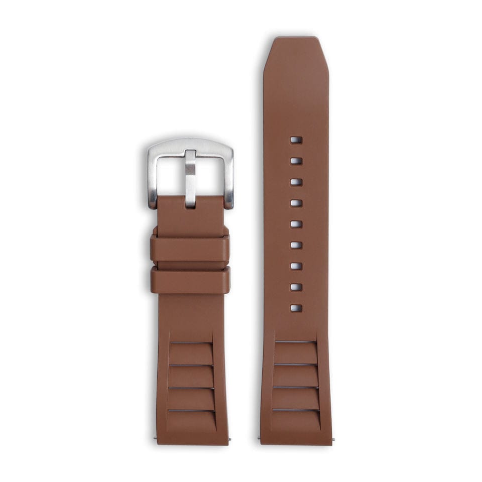 Strap Monster MANTA FKM+ Watch Strap - Brown