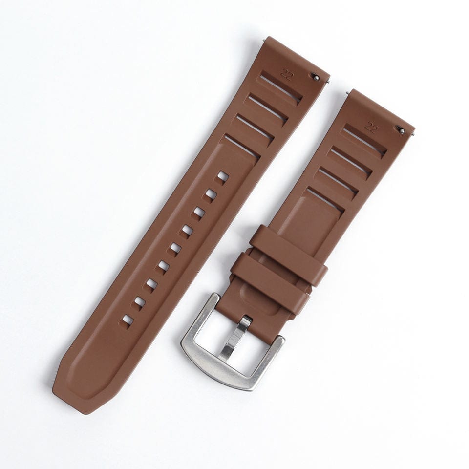 Strap Monster MANTA FKM+ Watch Strap - Brown