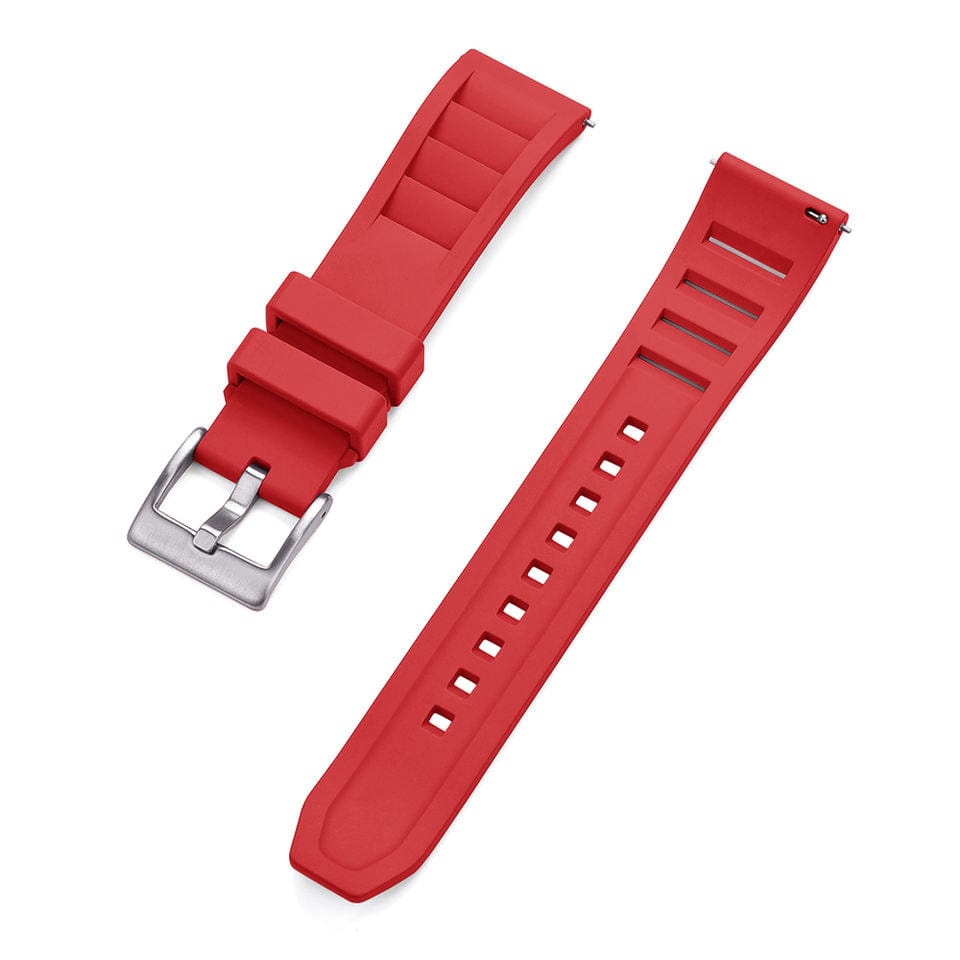 Strap Monster MANTA FKM+ Watch Strap - Red