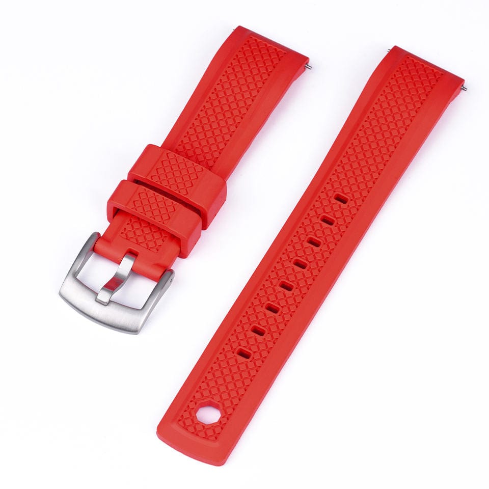 Strap Monster OUTBACK FKM+ Watch Strap - Red