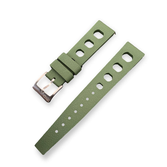 Strap Monster PANORAMA FKM+ Watch Strap - Olive Green