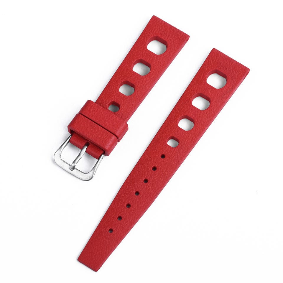 Strap Monster PANORAMA FKM+ Watch Strap - Red