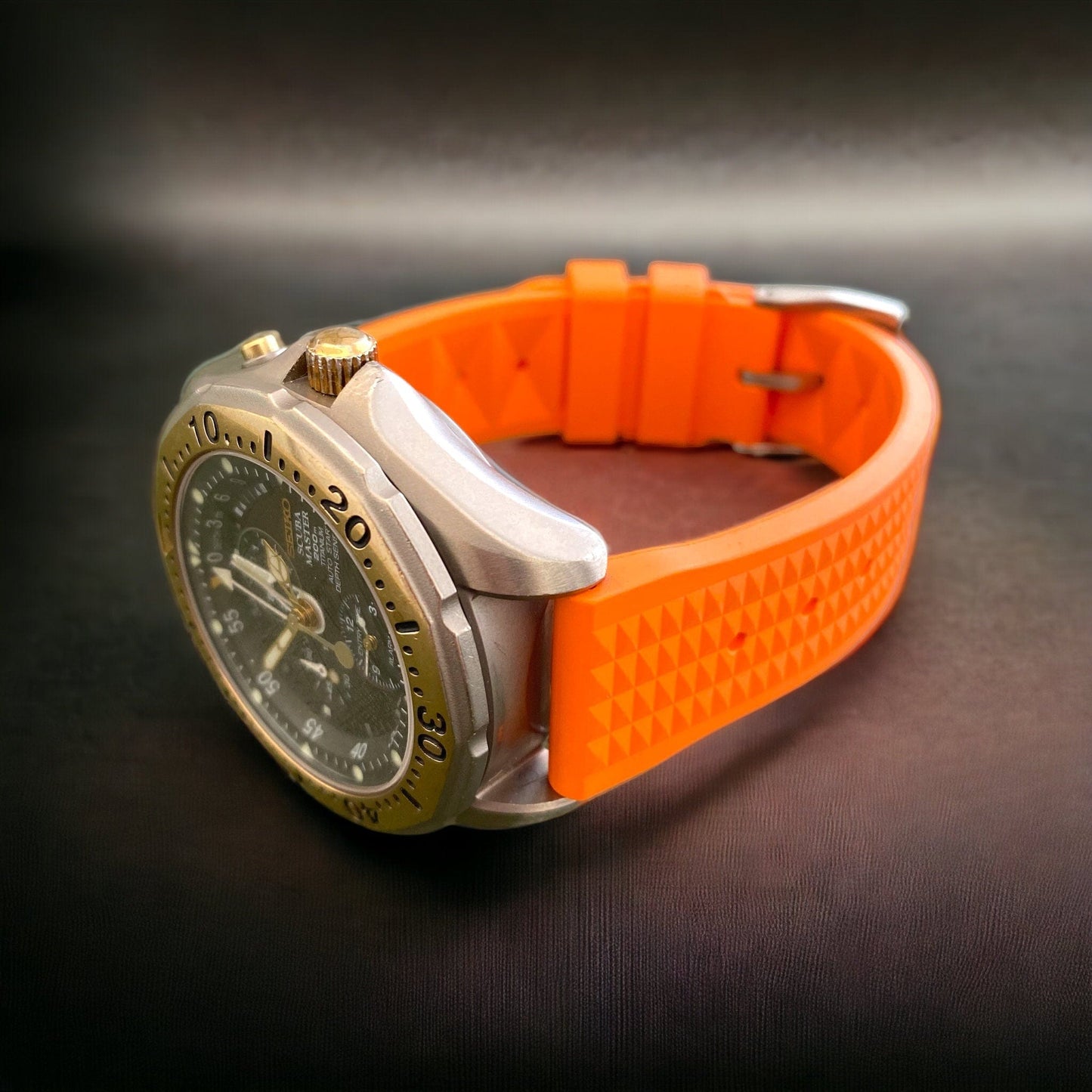 Strap Monster STROMLO FKM+ Watch Strap - Orange