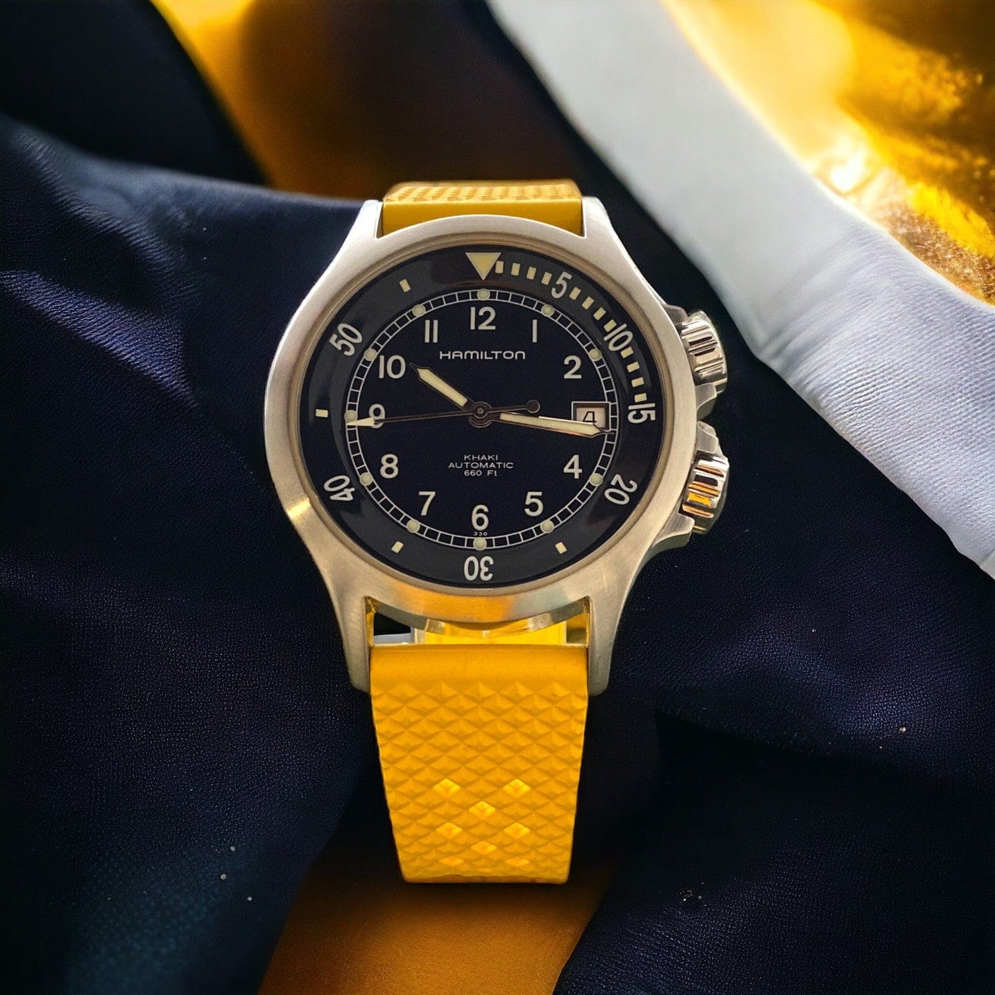 Strap Monster STROMLO FKM+ Watch Strap - Yellow