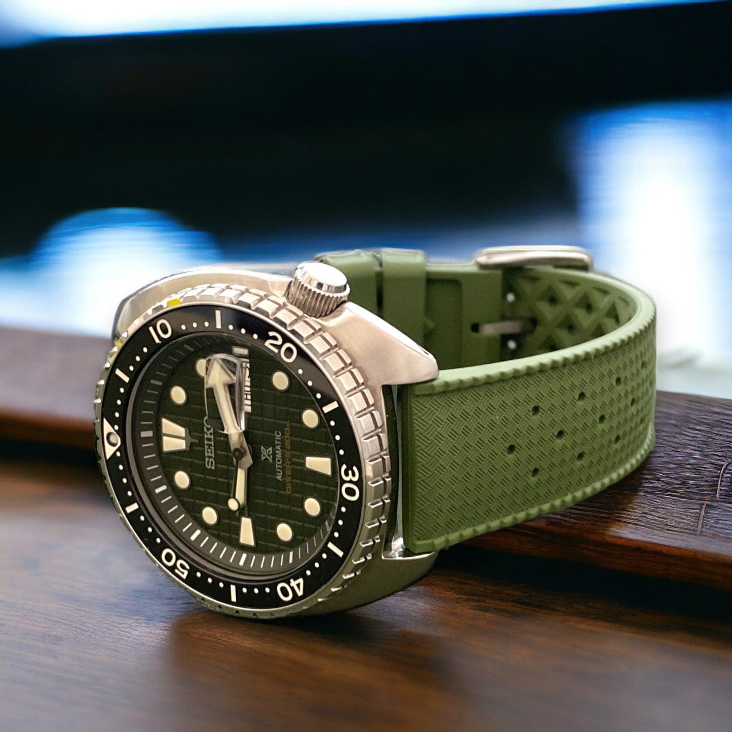 Strap Monster TROPICAL FKM+ Watch Strap - Green