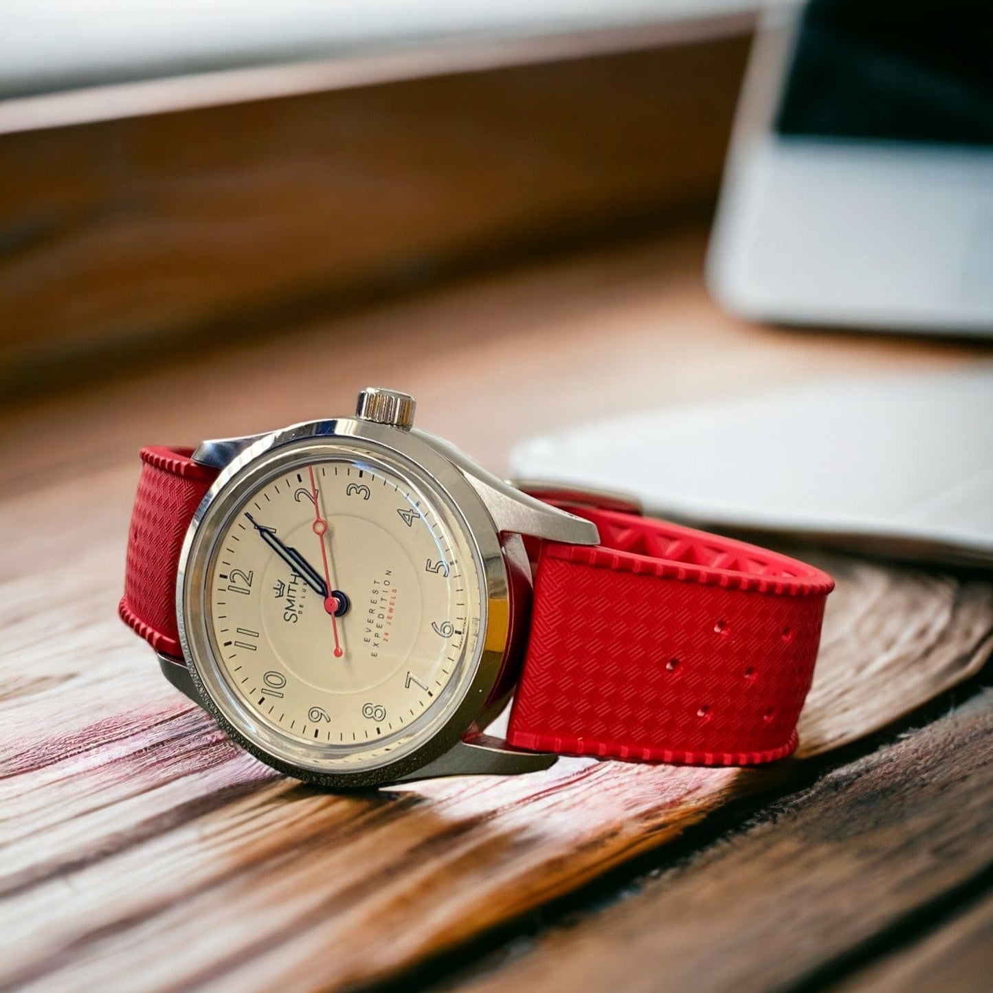 Strap Monster TROPICAL FKM+ Watch Strap - Red