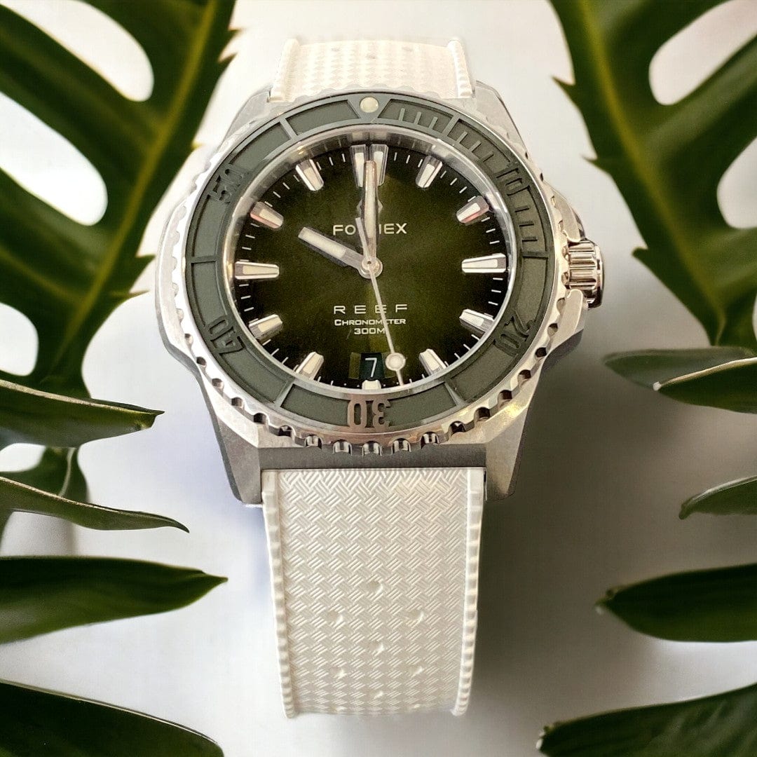 Strap Monster TROPICAL FKM+ Watch Strap - White