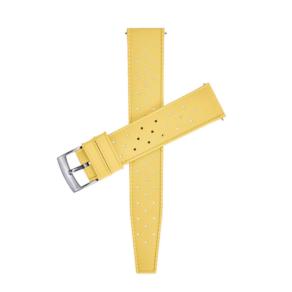 Strap Monster TROPICAL FKM+ Watch Strap - Yellow