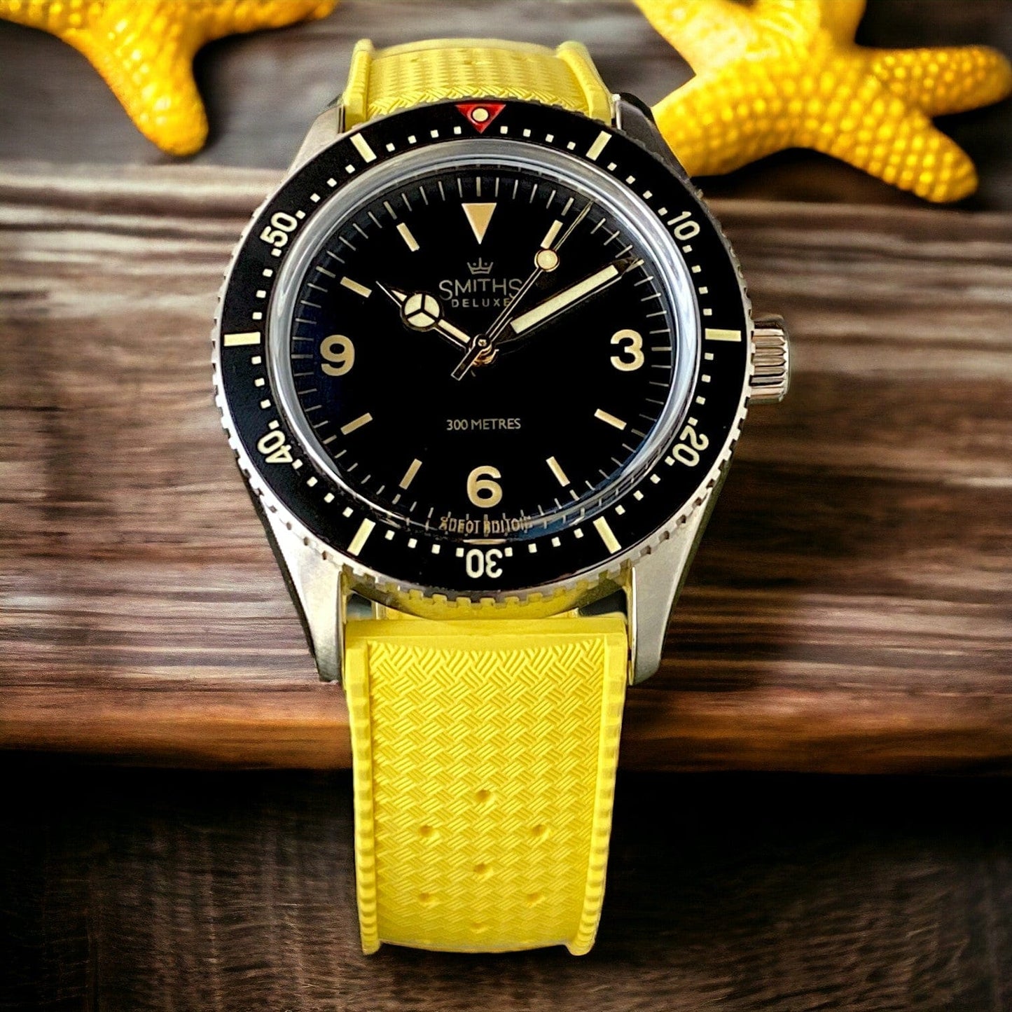 Strap Monster TROPICAL FKM+ Watch Strap - Yellow