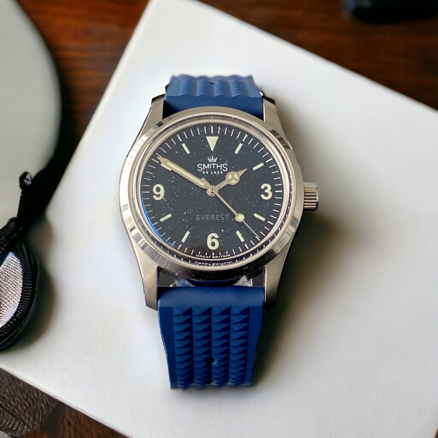 Strap Monster WAFFLED FKM+ Watch Strap - Blue